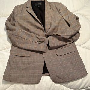 Ann Taylor plaid Blazer- 10